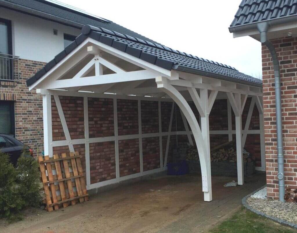 Fachwerkcarport unsere Spezialität